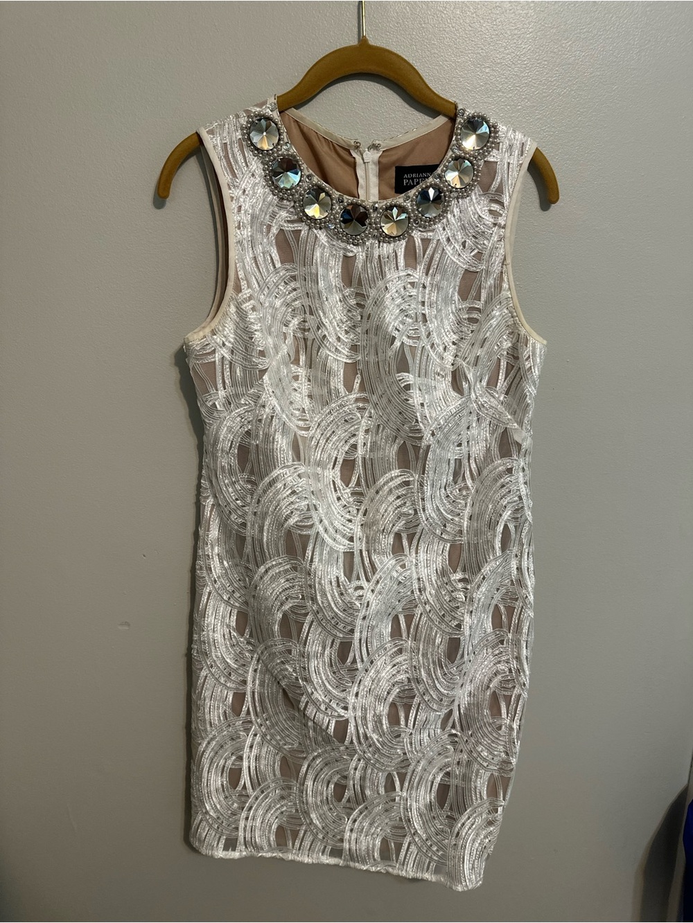 Adrianna Papell Womans Dress Ivy Lace Size 12